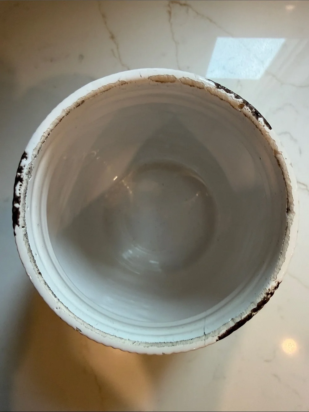 Apropos Home Collection Mason Jar Ceramic Utensil Crock Utensil Holder Antique